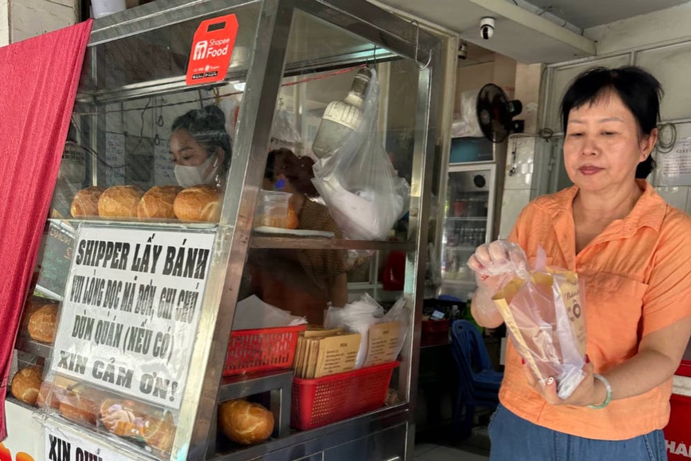 Banh mi coc has a unique, exclusive shape that Ms. Bich has custom-ordered for her shop for the past 27 years